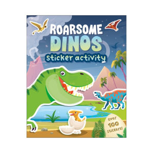 Roarsome Dinosaurs Sticker & Activity Book With Puzzles Mazes & 100+ Stickers For Kids