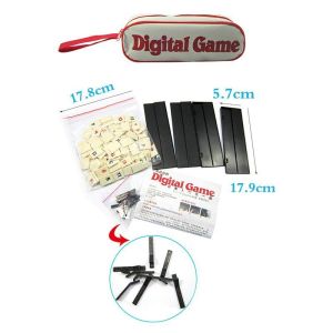 106pcs Rummikub Board Game TokoBoardGame Portable Mahjong Israel Digital Board Game Family Party Child Education Gift