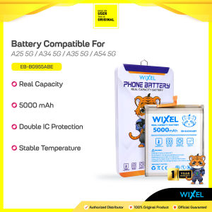 WIXEL Baterai EB-BA546ABY for Samsung Galaxy A25 5G / A34 5G / A35 5G / A54 5G Real Capacity Batre Batrai Battery Batrei Double Power Ori Original High Dual