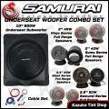 🔥 Hot Deal Underseat Subwoofer Combo Set 🔥 10'' 800W Underseat Amplifier Subwoofer Kereta Under Seat Sub Woofer + 2" / 2.5" Full Range Speaker Kereta. 