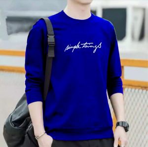 Promo Sweater Keren Kaos Pria Distro Simple Things Crewneck Trendy Sweatshirt Elegan Sweter Kekinian