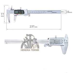 SIGMAT DIGITAL 6" STAINLESS SKETMAT 150MM SEKET JANGKA SORONG 15CM ALAT UKUR DIJITAL BOX ORANGE