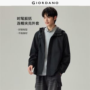 Giordano Beau Monde Men Raglan sleeve loose hooded windbreaker Free Shipping 13076713