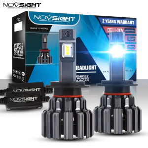 Novsight F03 Lampu Utama Kendaraan Tipe Led H11 H7 H4 9005 9006 15000lm 80w 6000k