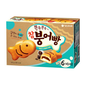 [Original] 참붕어빵 Orion Chambung-eopang (ขนมปังรูปปลาสอดไส้ถั่วแดงและช็อกโกแลต) 174g