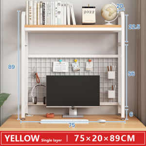 Multi-layer Shelf Widened  Grid Wood Organizer Shelf Desk Organizer Book Shelf Organizer