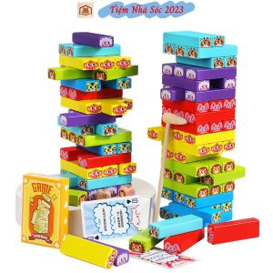 Đồ chơi rút gỗ cao cấp hình động vật Muwanzi cho bé sáng tạo tư duy trí tuệ thông minh-Tiệm Nhà Sóc 2023