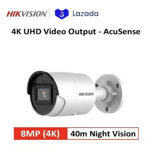 Hikvision 8MP Bullet IP Camera with audio FULL COLOR Network Camera Outdoor waterproofing IP 67