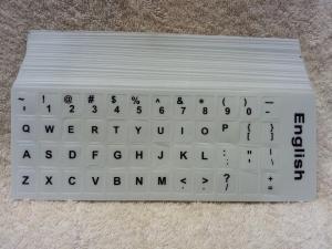 Tấm dán phím tiếng anh quốc tế dùng cho tất cả bàn phím máy tính PC/laptop