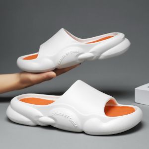 [Free Shipping] Summer Soft-Soled Outdoor EVA Sports Sandals Beach High-Heeled CoupleS Comfortable Thick-Soled Slippers
