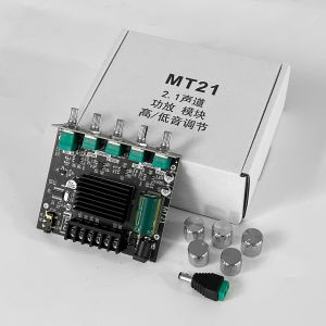 แอมป์จิ๋วbluetooth ZK MT21 แอมจิ๋ว บลูทู ธ 5.0 ซับวูฟเฟอร์เครื่องขยายเสียง กำลังขับ 2*50W + 100W 2.1ch แอมป์บลูทูธ แอมจิ๋วบลูทูธ12v แอมป์บลูทูธ