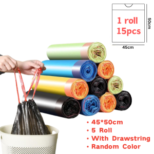 Large Capacity Pedal & Press Dustbin with Cover Pedal Trash Pressing Type Two Ways Opening Trash Can for Kitchen Bathroom