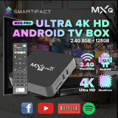 Smartifact MXQ Pro 4K Android 11.0 TV Box 5G for Non Smart TV Ultra HD Quad Core TV Box 2.4G Wifi 8GB+128GB Smart TV Box Connect To Wifi 4K Android + I8 Mini Keyboard 2.4GHz