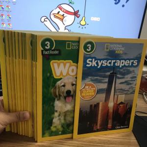 Supporting Point Reading of National Geographic Childrens English Graded Reading Materials for Young Children Level 1 2 and 3 Complete Set 92