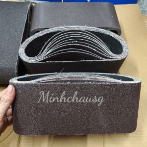 Nhám Vòng nhám tăng đai nhám vòng  khổ 10cm  X 61cm Đủ số từ #40 đến #320  chuyên dùng cho mài kim loại và gỗ