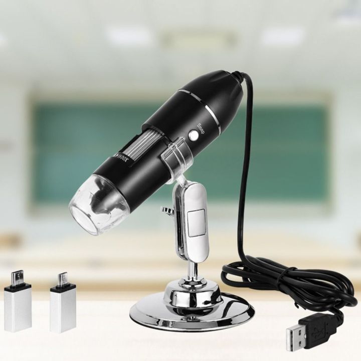 LBNDAC 3 in 1 USB Digital Microscope 1600X/1000X/500X Portable LED ...