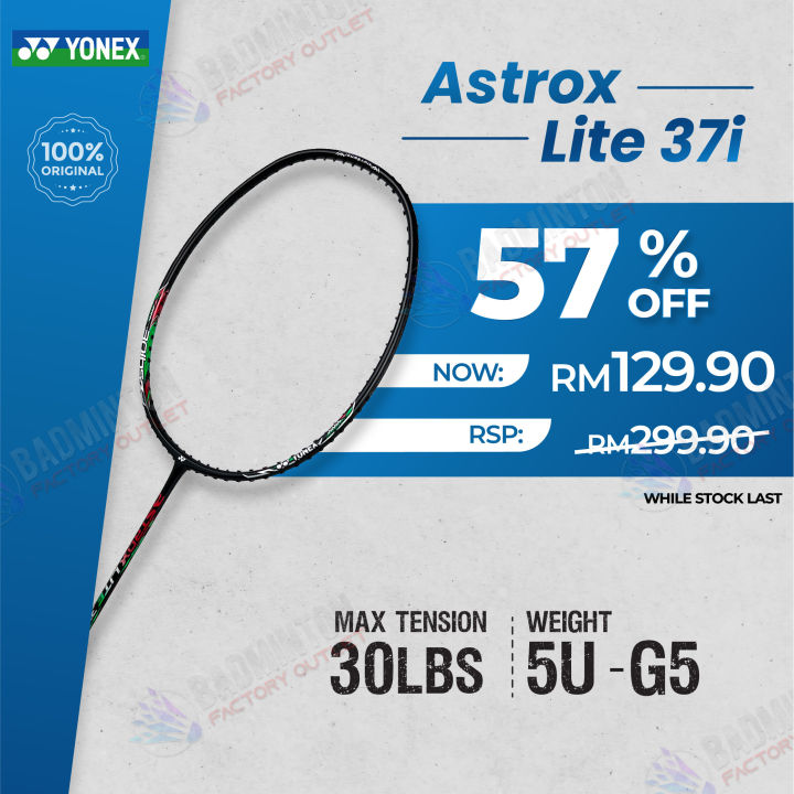 【FRAME ONLY】 YONEX Astrox Lite 37i (Black) Badminton Racket 5UG5 Max
