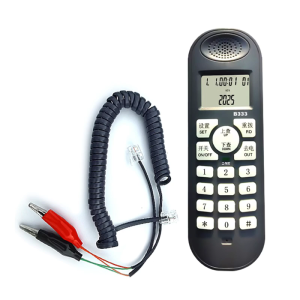 B333เครื่องทดสอบสัญญาณโทรศัพท์บำรุงรักษาระบบเครือข่ายสำหรับการวินิจฉัยสายไฟและตรวจสอบสัญญาณ