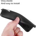 Sarung efon untuk Samsung Galaxy A10e Slim Sarung Getah Lembut, Tahan Kejutan Lasak Ringan Fleksibel Anti-Slip Slim Fit Pelindung Badan Penuh Sarung efon Getah untuk GalaxyA10e A10 10e Hitam. 