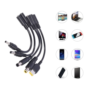 4.5x3.0 Female to DC Male 4530/5525/7450/7955/Square Port Laptop Computer Power Charging Connector Cable 90W