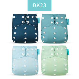 Happyflute 2026 4pcs/set Washable Eco-friendly Baby Cloth Diaper Ecological Adjustable Nappy Reusable Diaper Fit 0-2year 3-15kg2026