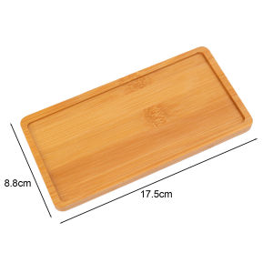 【On Sale】Japanese-style Wooden Bamboo Serving Tray Tea Breakfast Saucer Fruit Storage Pallet Wood Plate for Home