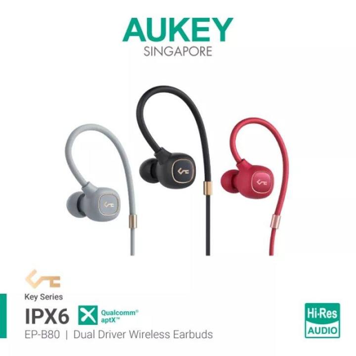 Aukey Wireless Headphones Aukey B80 Earbuds Original Aukey Key