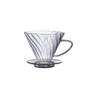 MMLUCK Clear Coffee Maker Set 60 Degree Glass Coffee Carafe Coffee Server Cone Shape Coffee Filter Pot Household