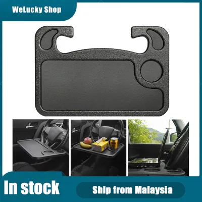 [Ready Stock] Car Table Steering Wheel Eat Work Cart Drink Food Coffee Goods Holder Tray Car Laptop Computer Desk Mount Stand Seat Table