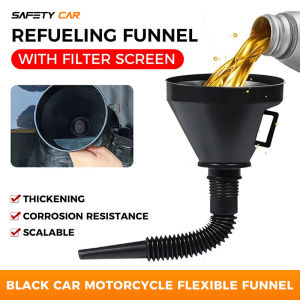 [Ready Stock] Universal 2 in 1 Plastic Funnel For Change Oil Car Motorcycle Refueling Longer filter Funnel Gasoline Engine Oil