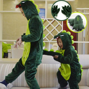 (ส่งเร็วพิเศษ) พร้อมส่ง ชุดไดโนเสาเด็ก ชุดไดโนเสาคนโต ชุดแฟนซี ไดโนเสาร์สีเขียว ชุดก๊อตซิลล่า ชุดไดโนเสาร์ ชุดถ่ายรูป ชุดงานเเสดง ชุดนอนไดโนเสา