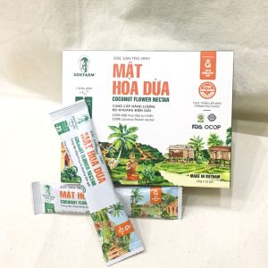 Gói mật hoa dừa Sokfarm 15g gói stick dùng ngay tiện lợi bổ sung năng lượng cho người tập thể thao bền bỉ