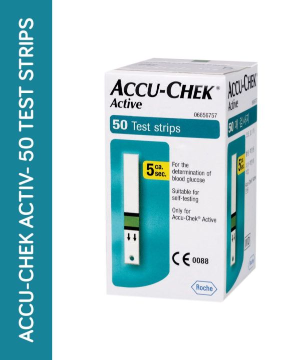 Authentic Set Active Label Accu Chek Active Test Strips 50s set: Exp.: Oct.09.2025, 100% Authentic ...