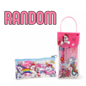 Gratis Semua - Alat Tulis Kartun Lucu Set 6in1 / Stationery Study Set Murah Karakter / Set Perlengkapan Sekolah Anak 6 In 1