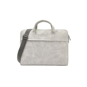 Laptop Bag for Women 13-15 Inch PU Briefcase with Power Cable Bag Lightweight Computer Work Bag Men Handbag Shoulder Bag