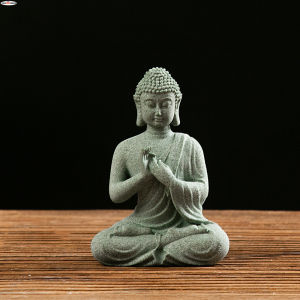 YBC Thailand Buddha Statue Sculpture Creative Craft Tabletop Statue Gift for Housewarming Decor