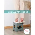 Ghế đẩu gấp gọn 2 size (MS:2058/2059) Hokori Nhựa Việt Nhật Br, Ghế nhựa Hokori xếp gọn mang đi du lịch tiện lợi Br01534. 