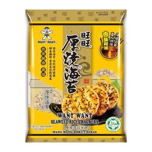 Want want Seaweed Rice Crackers Biscuits - 102G