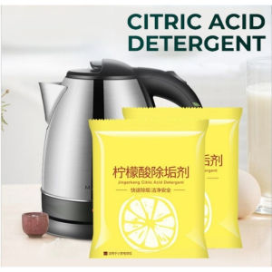 (1pack)10g/pack 柠檬酸除垢剂 Citric Lemon Acid Detergent  Inner Container Descaling Agent Multipurpose Cleaner Teapot Cleaning