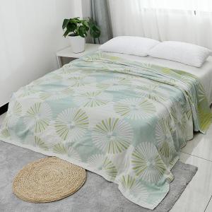 Tinh khiết bông 4 lớp chăn Khăn gạc Nữ Hoàng cỡ đại ngủ trưa Máy điều hòa chăn sofa Tấm bọc giường