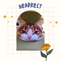 Headrest/Bantal Mobil 3D Sandaran Kepala Mobil Motif Hewan Shafiyyah.sarba. 
