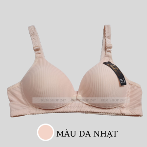 Áo ngực bầu và cho con bú áo lót con bú họa tiết chất liệu cottoncó khuy bấm phía trước tiện lợi và an toàn