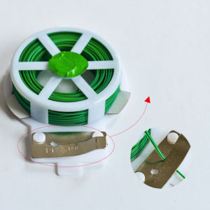 Cuộn dây kẽm bọc nhựa buộc đồ buộc cây cảnh đa năng kèm dao cắt