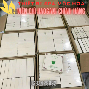 Viên hút chì Viên thải chì Tẩy chì Thải độc tố da Mặt Haosani dùng cho máy Thải chì hộp 20-50-100 viên