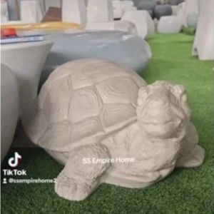 Turtle 3.5x2 feet Sculpture Fiberglass Resin Landscape Animal Hand Painted Garden Statue Tortoise Pond Patio Decoration