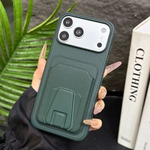 Case iPhone 17 16 15 14 13 Pro Max Case with Wallet & Kickstand & Credit Card Holder & Camera Stand Military-Grade Protection Phone Case Cover for iPhone 17 Pro Max