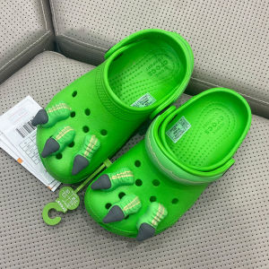 Crocs kids CLASSIC I AM DINOSAUR CLOG 绿色恐龙爪 儿童沙滩鞋 防滑鞋#209378