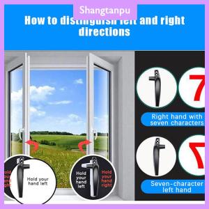 [shangtanpu] Thickenin Aluminum Alloy Window Handle Push Out Swing Door And Window Single Point Handle Window Lock Seven Character Handl