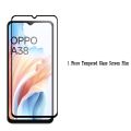 Oppo A18 4G Screen Protector For OPPO A18 A38 A58 A78 A98 5G 4G OppoA38 OppoA58 A 38 A 58 A78 2023 Full Cover Clear Tempered Glass HD Film Protective Glass Anti Scratch 9H Hardness. 