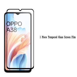 Oppo A18 4G Screen Protector For OPPO A18 A38 A58 A78 A98 5G 4G OppoA38 OppoA58 A 38 A 58 A78 2023 Full Cover Clear Tempered Glass HD Film Protective Glass Anti Scratch 9H Hardness